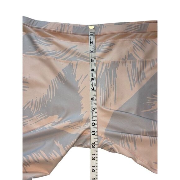 Fabletics Powerhold Darby peach/gray palm pattern 7/8 leggings - L - Picture 8 of 9